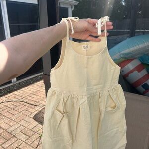 Zara Cream Jumpsuit Sleeveless Lightweight Design
